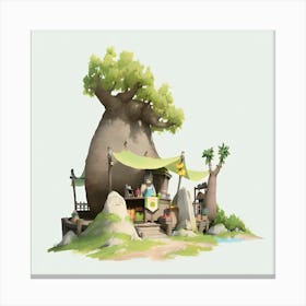 Tree House Canvas Print