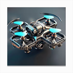Drone Stock Videos & Royalty-Free Footage 1 Canvas Print