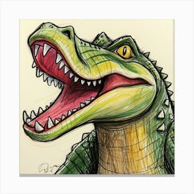 Alligator 9 Canvas Print