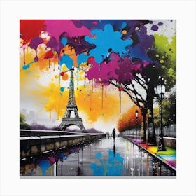 Paris - Eiffel Tower Canvas Print