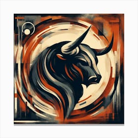 Bulls 3 Canvas Print