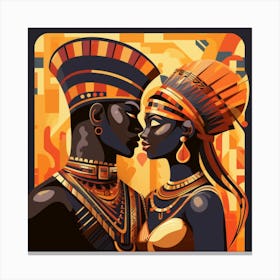 Egyptian Couple 3 Canvas Print