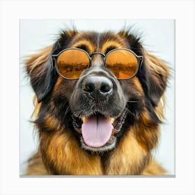 Dog In Sunglasses 7 Canvas Print