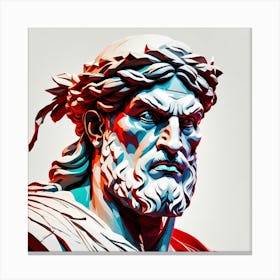 Zeus , the Greek God Canvas Print