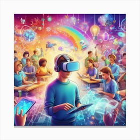 Vr Headsets Canvas Print