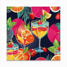 Tropical Drink Canvas Print