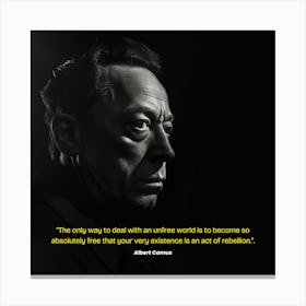 Albert Camus Quote Canvas Print