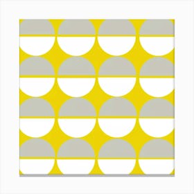 Yellow Circles Canvas Print
