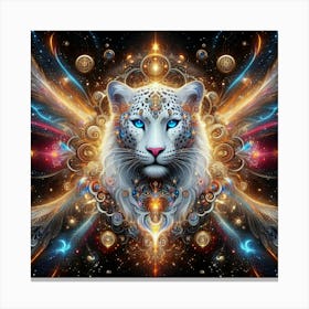 Psychedelic Tiger Canvas Print