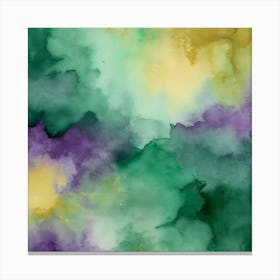 Abstract Watercolor Painting 2 Canvas Print