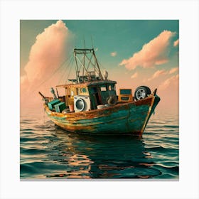 Old Boat Canvas Print