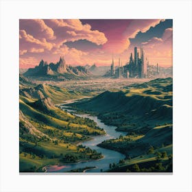 Ethereal Horizon Canvas Print