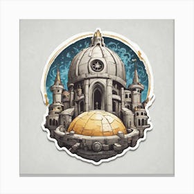 Castle Of The Moon Canvas Print