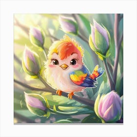 Cute Little Bird Canvas Print