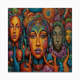 Women Of The World Canvas Print