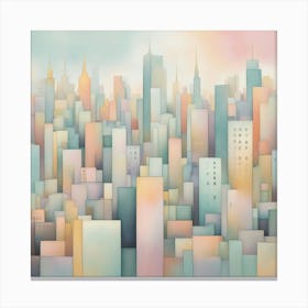 Abstract Cityscape 37 Canvas Print