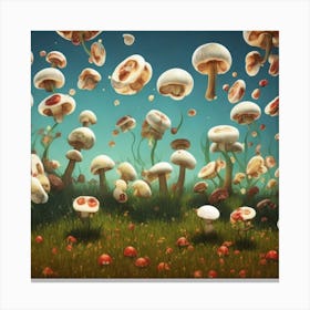 Mushroom - Mushroom Stock Videos & Royalty-Free Footage Canvas Print