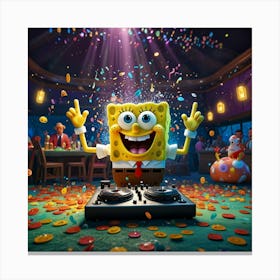 Spongebob Squarepants 2 Canvas Print