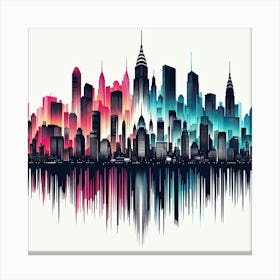 New York City Skyline 6 Canvas Print