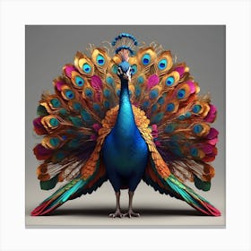 Peacock 5 Canvas Print