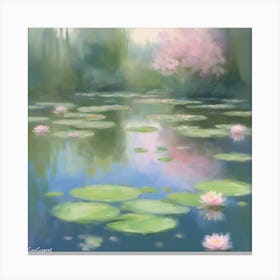 Claude Monet inspired painting 2 Canvas Print