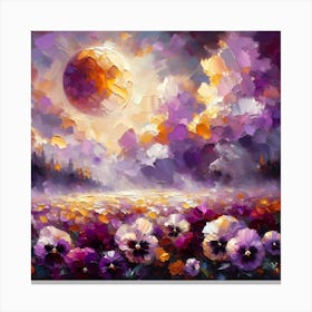 Pansies Canvas Print