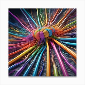 Colorful Brain 47 Canvas Print