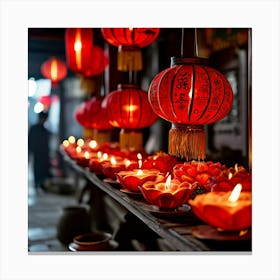 Chinese Lanterns 6 Canvas Print