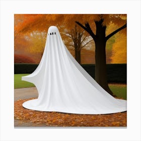 Ghost In The Park Canvas Print