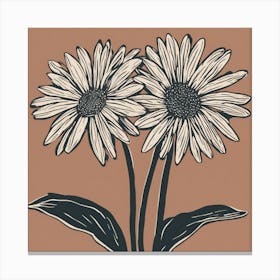 Daisies 1 Canvas Print