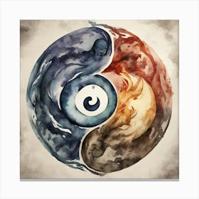 Yin Yang 1 Canvas Print