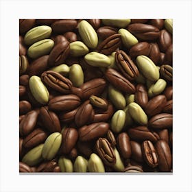 Coffee Beans 311 Canvas Print