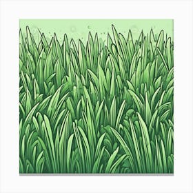 Grass Background 47 Canvas Print