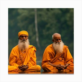 Buddhist Monks 7 Canvas Print