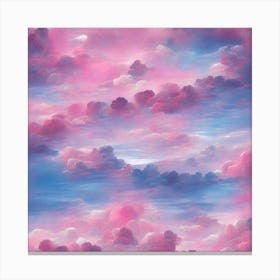 Pink Clouds Canvas Print