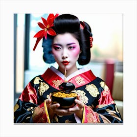 Geisha 13 Canvas Print