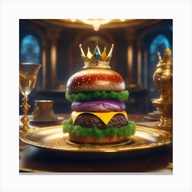 Burger King 4 Canvas Print