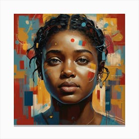 African American Woman Canvas Print