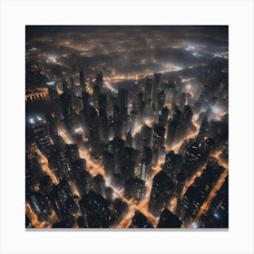 Shanghai At Night Canvas Print