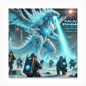 Kaiju Enhancement Canvas Print