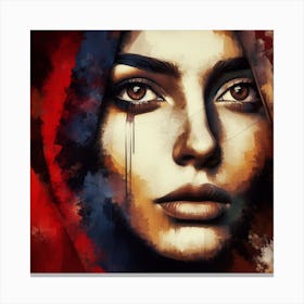 Portrait Of A Woman 1 Canvas Print