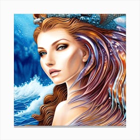 Mermaid Canvas Print