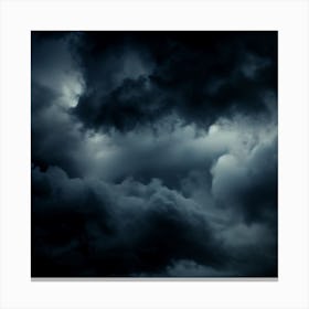 Dark Stormy Sky 2 Canvas Print