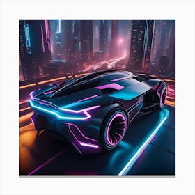 Futuristic Car 3 Canvas Print