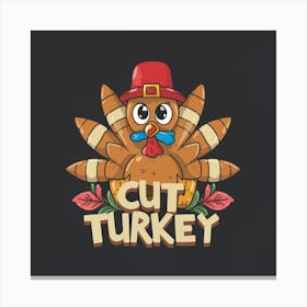 Cut Turkey Canvas Print