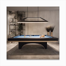 Pool Table Canvas Print