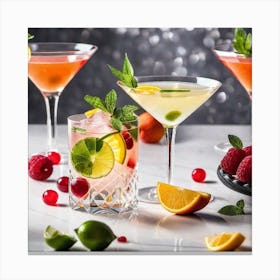 Cocktail Party 1 Canvas Print