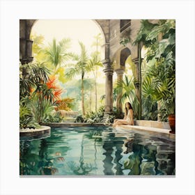 'The Pool' Canvas Print