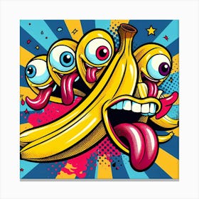 Banana Monsters Canvas Print