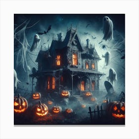 Haunted House Canvas Print